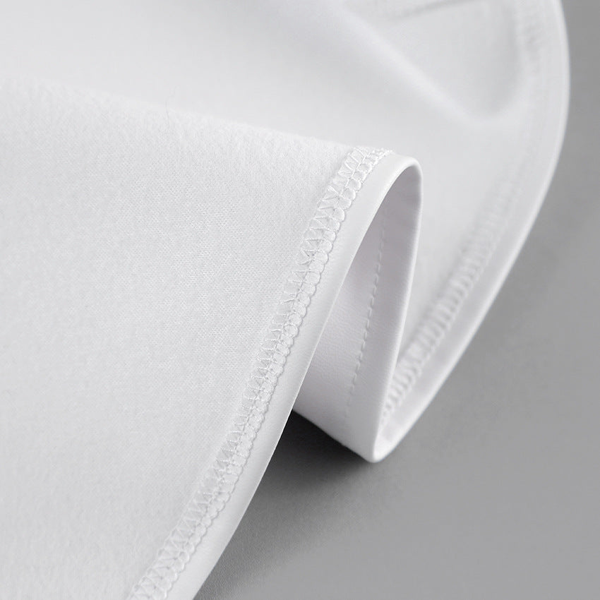 White Classic Flare Skirt